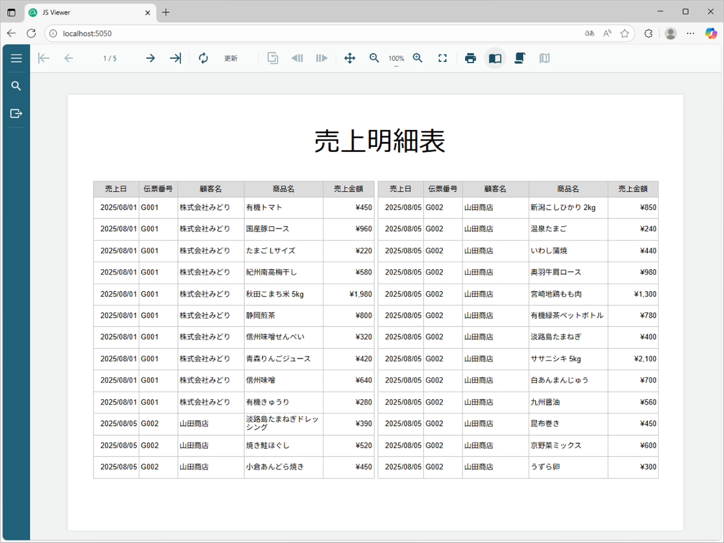 ページレポート入門編（1）