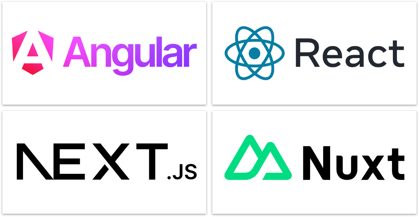 各種フレームワークへの対応