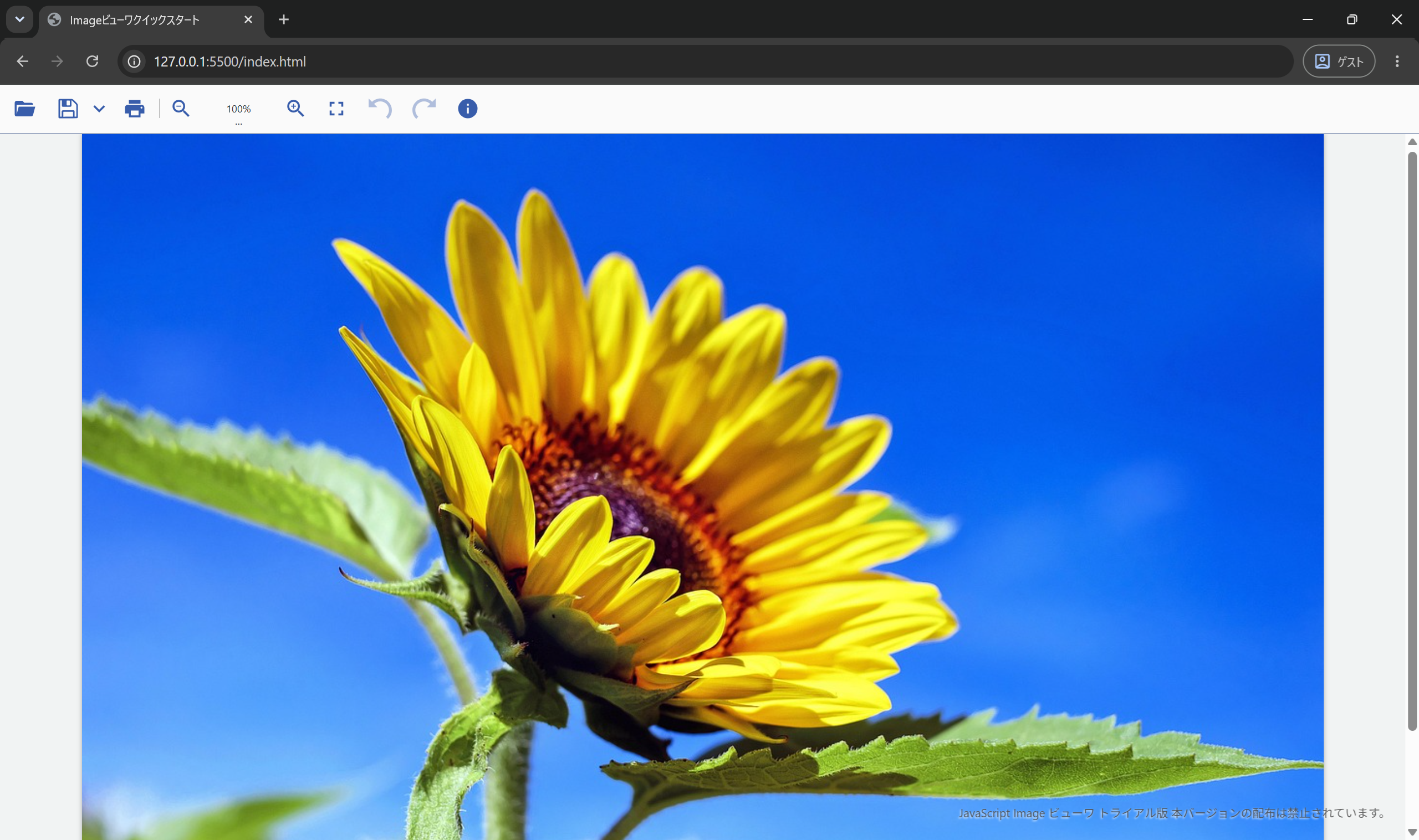 WebアプリケーションにImageビューワを実装する