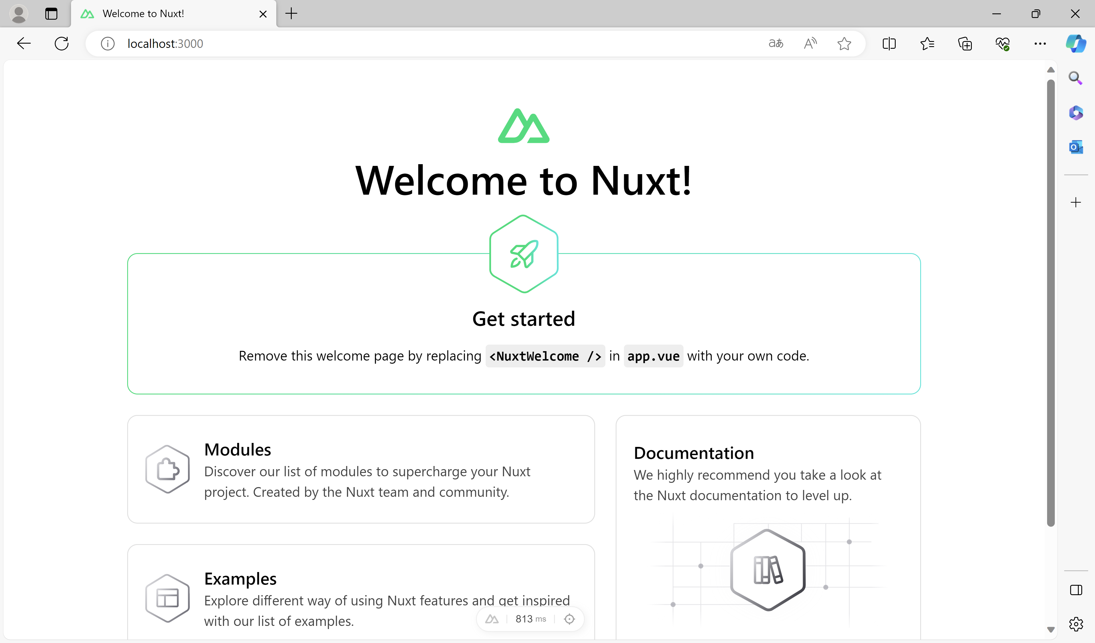 Nuxt.jsアプリケーションの起動