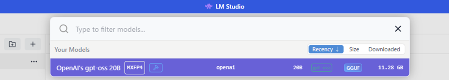 LM Studioで使用するLLM選択