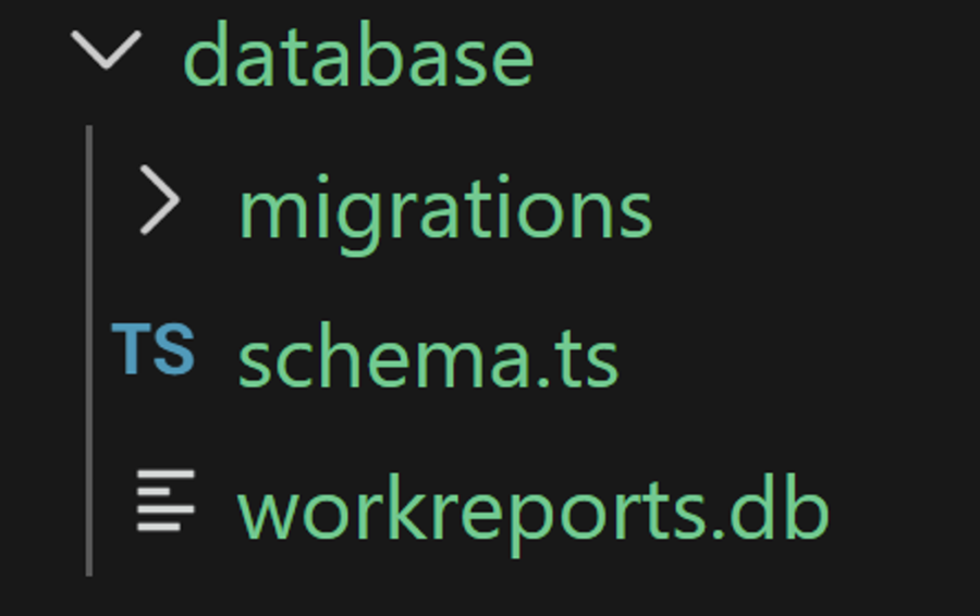 データベースファイル作成