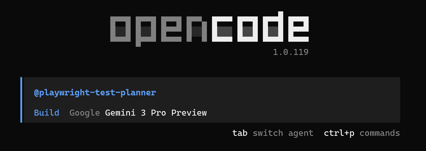 OpenCodeでの実行例