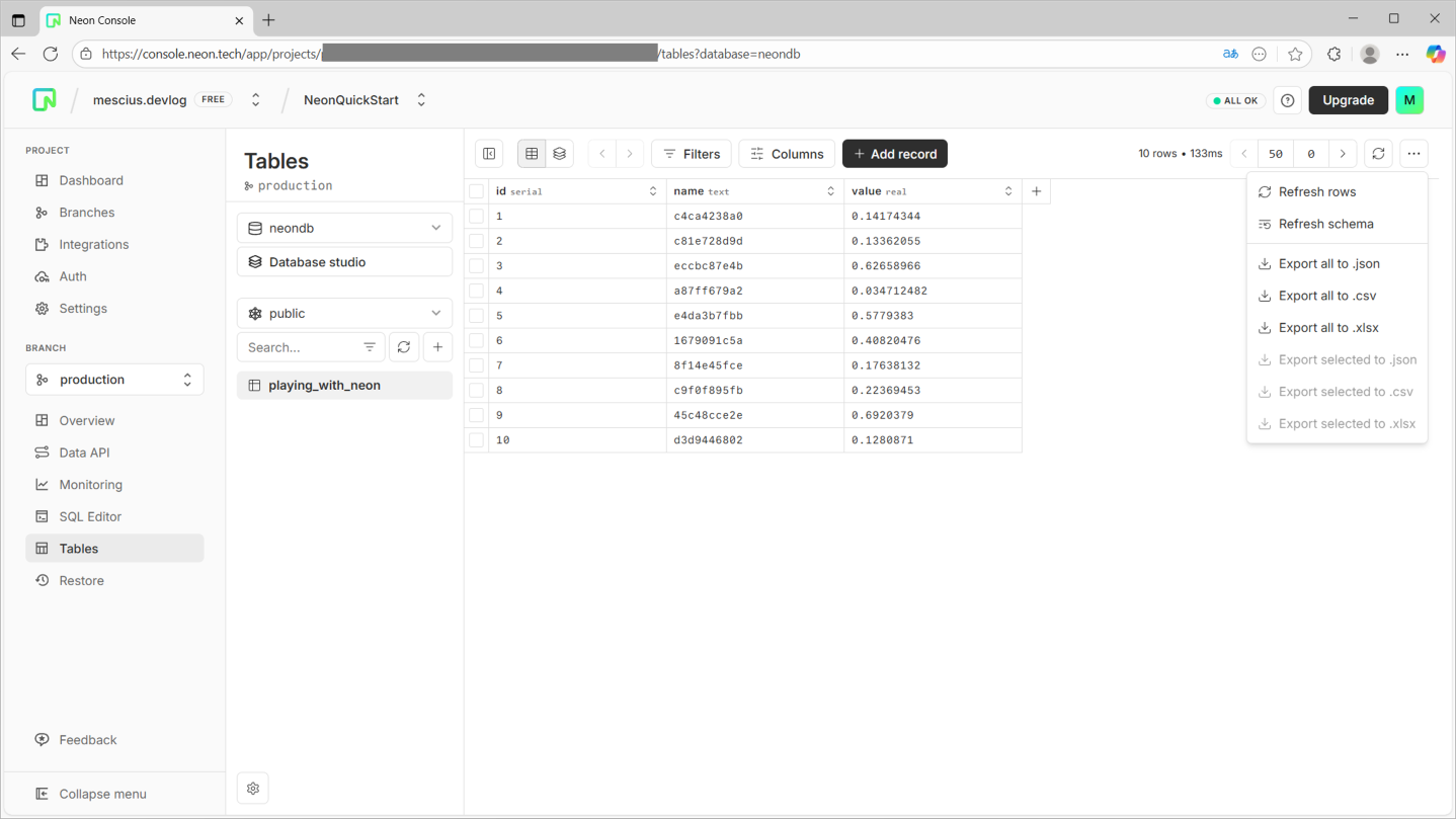Database Studio