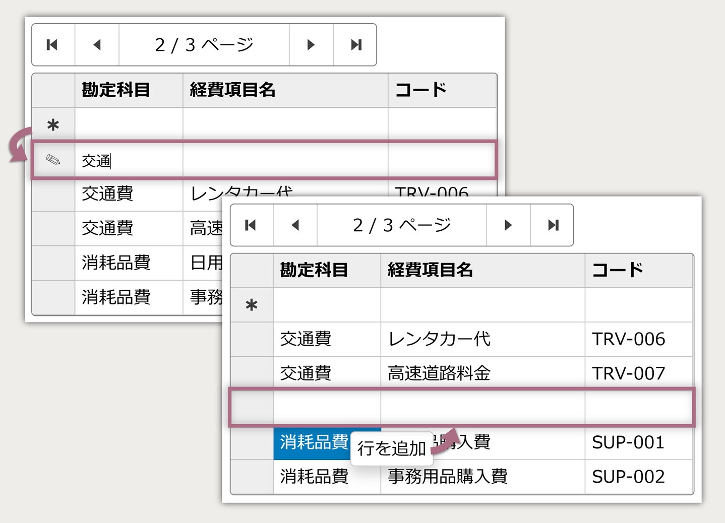 WijmoのFlexGridでページング中のアイテム追加を改善する