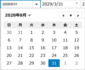 日付入力
