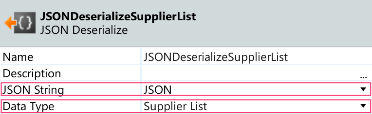 JSON Deserializeプロパティの設定